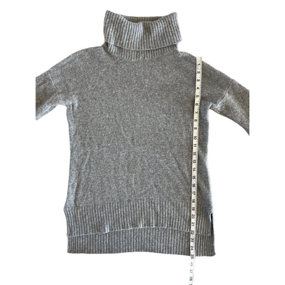 Bartolini Wool Cashmere Turtleneck Cowl Neck Sweater‎ Gray Small Made in Italy - Picture 7 of 7
